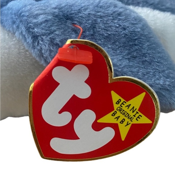 Ty Beanie Baby Crunch The Shark PVC pellets. - Picture 12 of 16